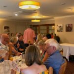 Guests enjoying the pudding club