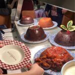Selection of Puddings at the Pudding Club